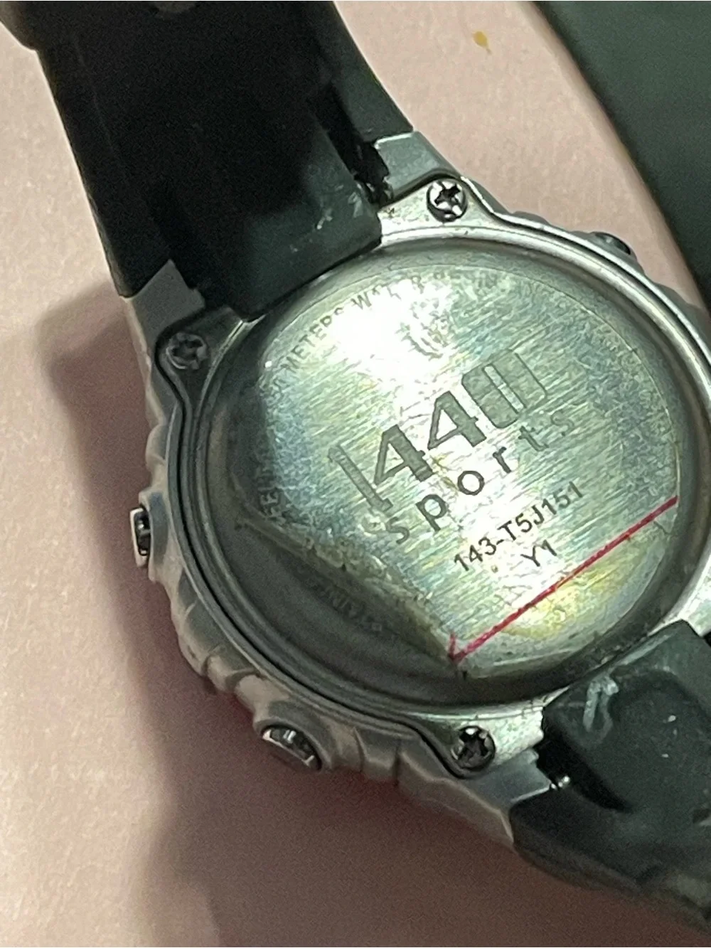 Timex 1440 Sports 143-T5J151 Indiglo Quartz Digital Women's Watch #0198 💎